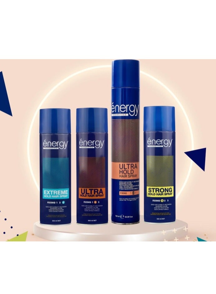 إنيرجي كوزماتيكس سبراي سترونج هولد لشعر قوي 500 مل - Image 2