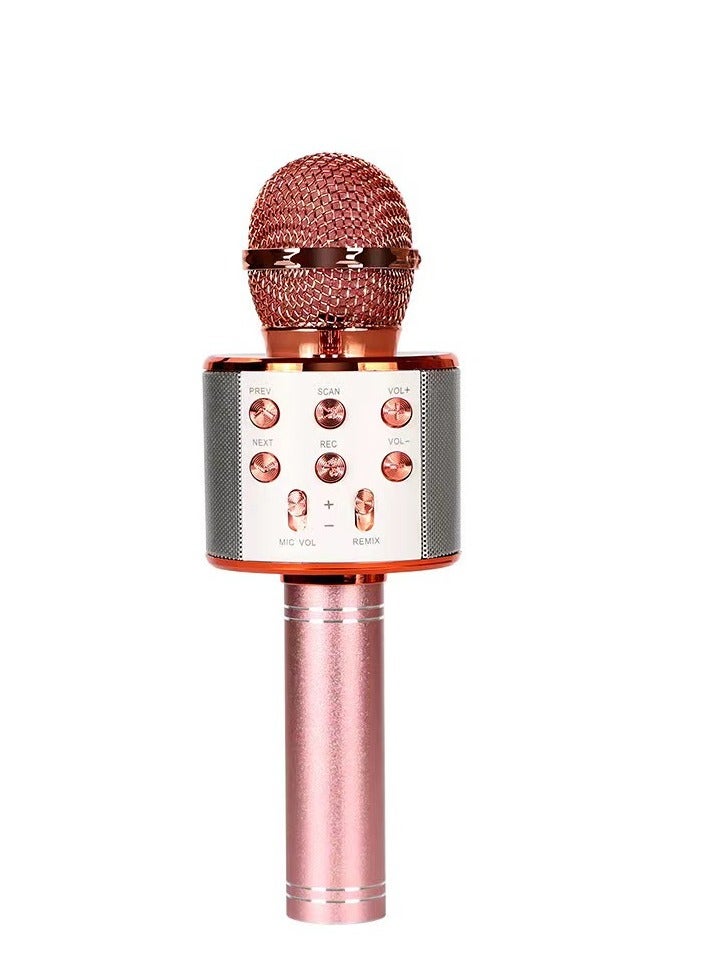 ميكروفون لاسلكي للغناء، ميكروفون كاريوكي ميكروفون كاريوكي بلوتوث ميكروفون للغناء للكبار والأطفال - Image 1