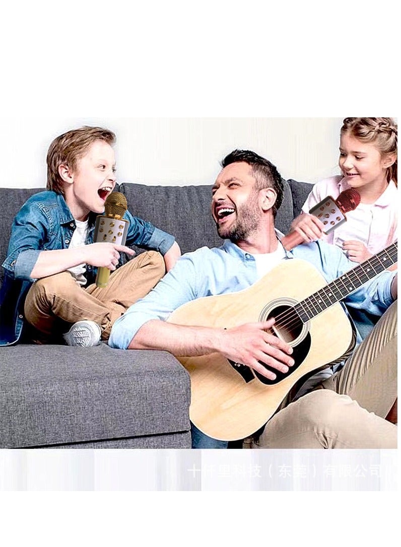 ميكروفون لاسلكي للغناء، ميكروفون كاريوكي ميكروفون كاريوكي بلوتوث ميكروفون للغناء للكبار والأطفال - Image 5