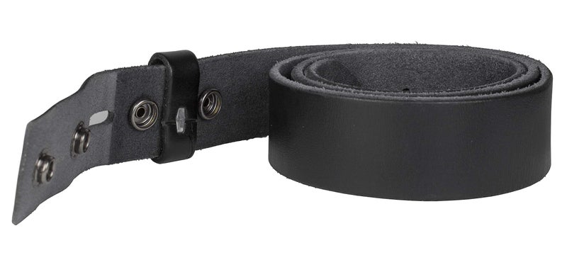 Gelante Genuine Full Grain Leather Belt Strap without Belt Buckle G2016-BK-L - Image 4