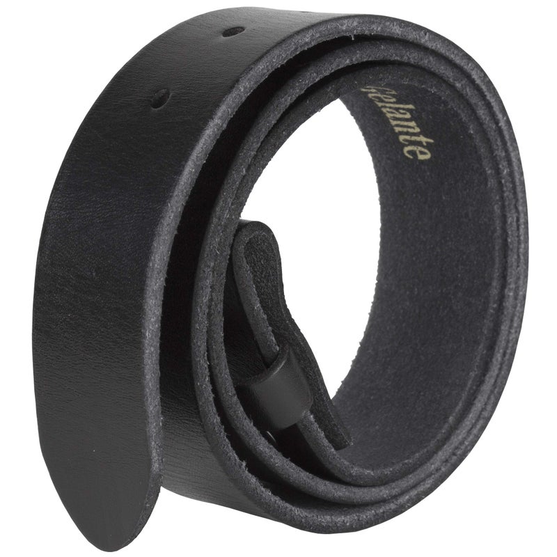Gelante Genuine Full Grain Leather Belt Strap without Belt Buckle G2016-BK-L - Image 2