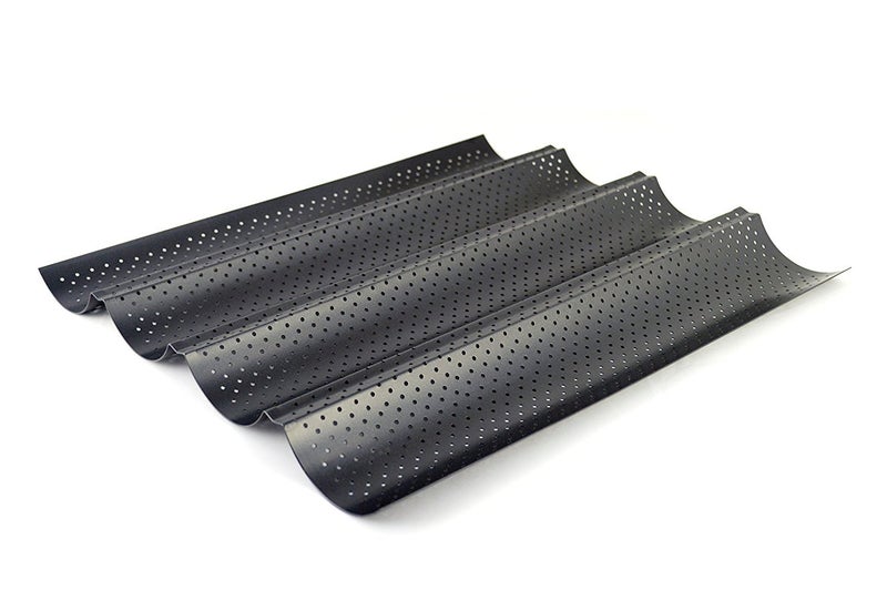 Paderno World Cuisine 4 Baguette Pan Nonstick