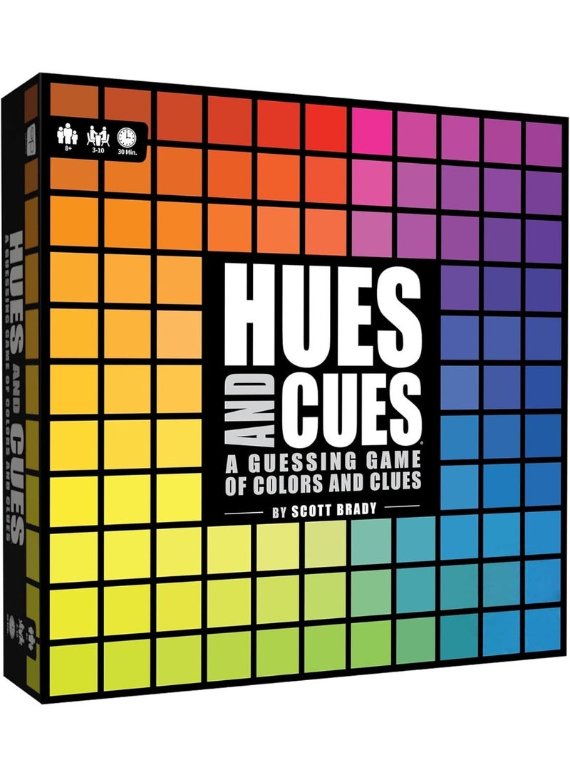 Y&D Vibrant Color Guessing ，HUES and CUES Board Game for 3-10 Players Ages 8+, Connect Clues and Guess from 480 Color Squares - Image 1