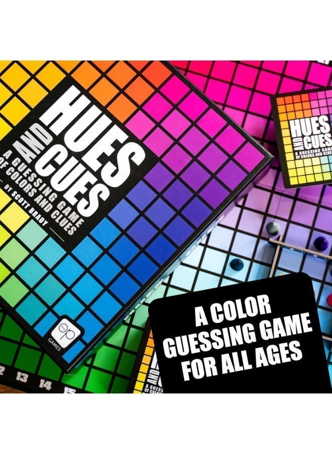 Y&D Vibrant Color Guessing ，HUES and CUES Board Game for 3-10 Players Ages 8+, Connect Clues and Guess from 480 Color Squares - Image 2