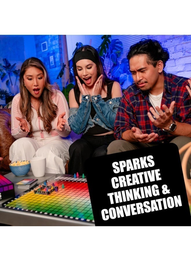 Y&D Vibrant Color Guessing ，HUES and CUES Board Game for 3-10 Players Ages 8+, Connect Clues and Guess from 480 Color Squares - Image 4