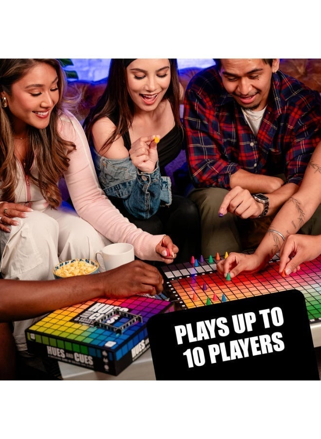 Y&D Vibrant Color Guessing ，HUES and CUES Board Game for 3-10 Players Ages 8+, Connect Clues and Guess from 480 Color Squares - Image 3