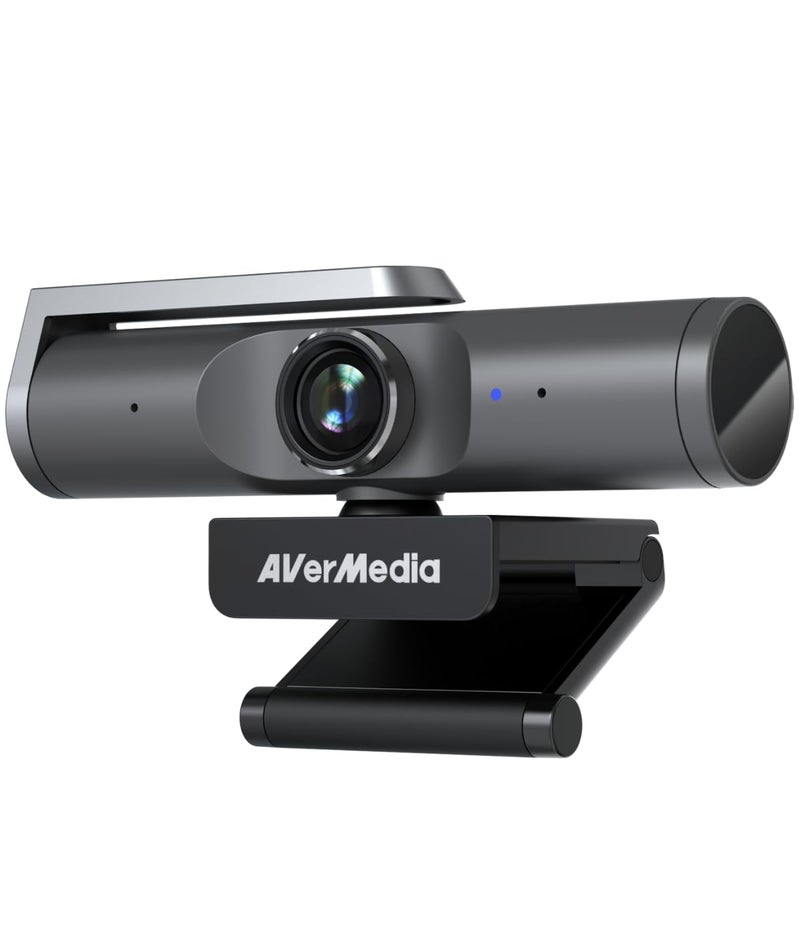 AVerMedia PW515 4K Ultra HD Business Webcam with Microphone for PC/Desktop/Laptop/Mac, with AI Auto Framing for Streaming, Meeting, Video Calls, Sony Sensor, Works with Teams, Zoom, Google Meet, OBS - Image 1