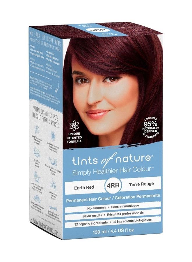 tints of nature 4RR أحمر الأرض (أحمر حناء داكن) 4.40 أونصة سائلة - Image 2