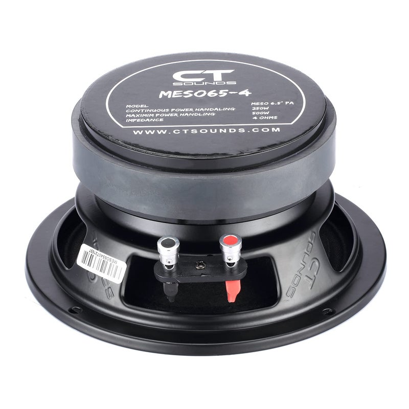 CT Sounds MESO65-4 6.5â€ Pro Audio Midrange Loudspeaker, 250 Watts RMS, Each - Image 3