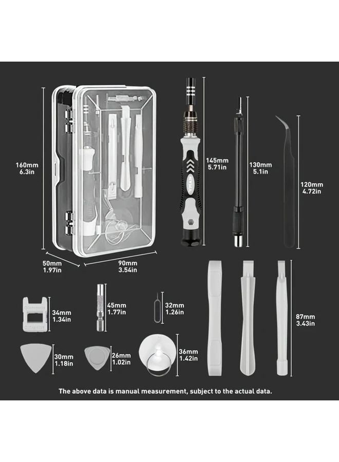 Orange 115 In 1 Precision Screwdriver Set Electronics Repair Tool Kit Magnetic Bit - Image 3