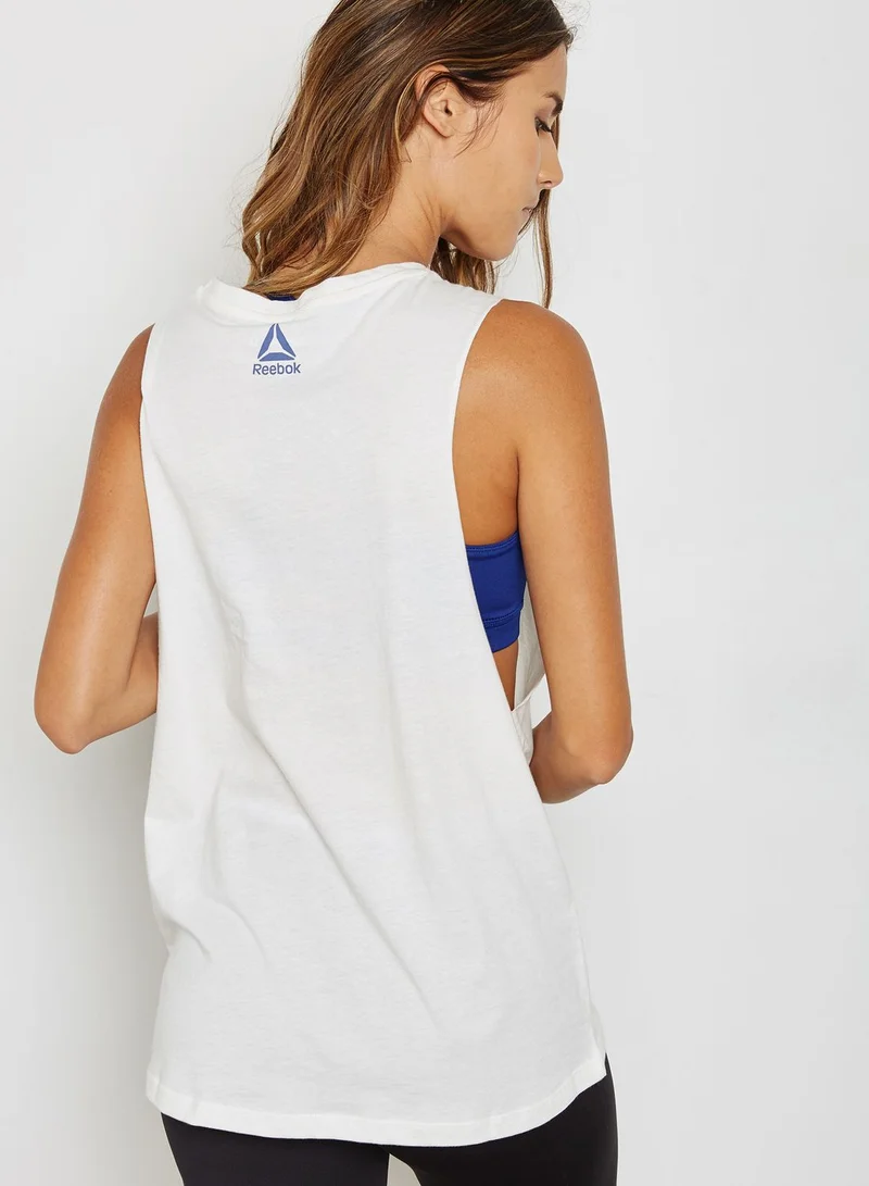 Reebok Slogan Tank Top