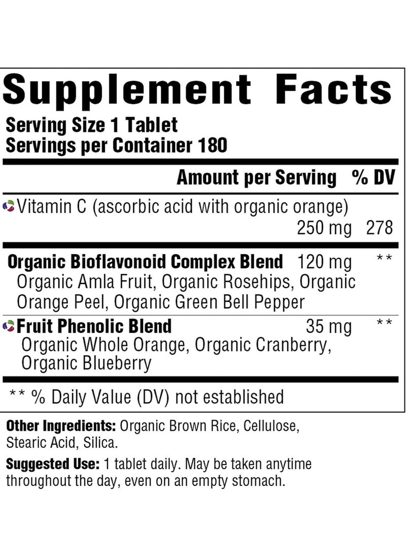 MegaFood MegaFood Complex C - helps provide daily support for the immune system supports overall skin health.180 tablets / 180 per servings.  - Image 3