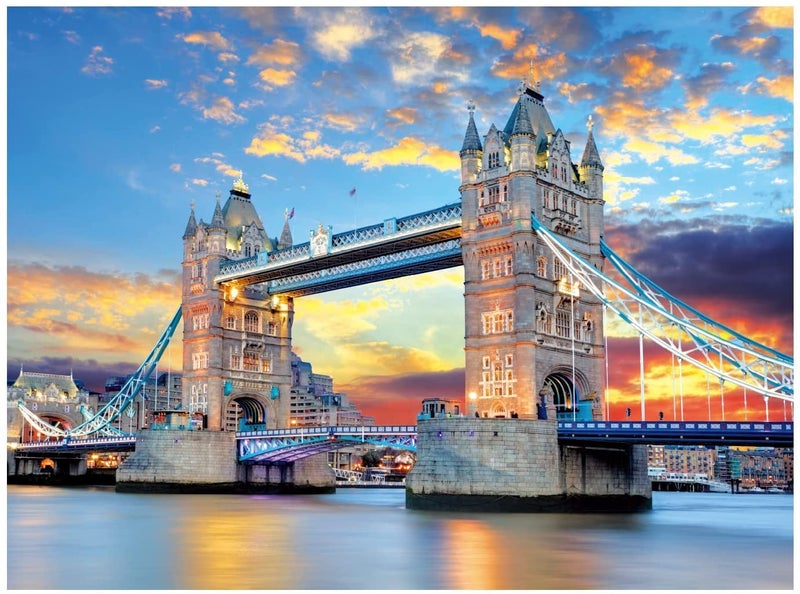 Chocozone London Bridge Tower Jigsaw Puzzle for Kids and Adults, Educational Puzzles Toys for 12 Years Old Girls and Boys (1000 Pc Jigsaw Puzzle) - Image 1