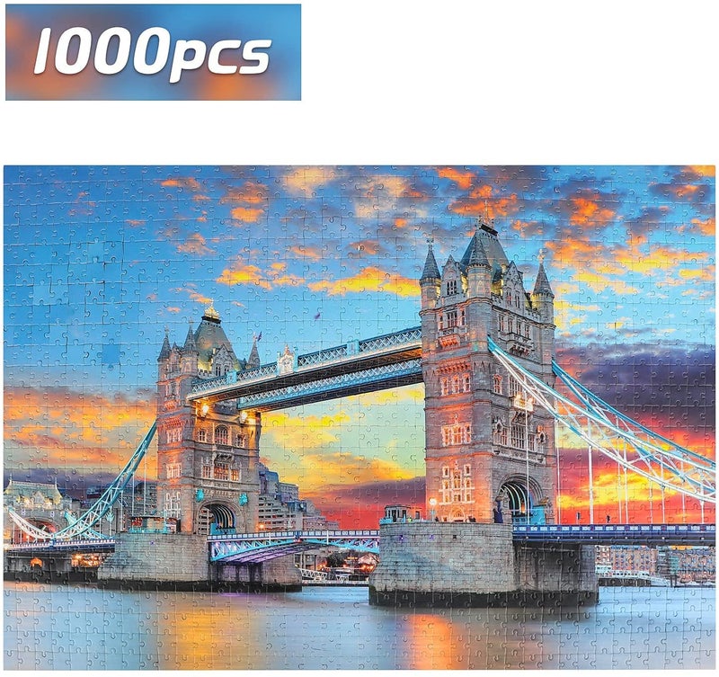 Chocozone London Bridge Tower Jigsaw Puzzle for Kids and Adults, Educational Puzzles Toys for 12 Years Old Girls and Boys (1000 Pc Jigsaw Puzzle) - Image 5