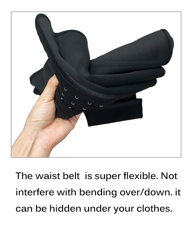GainKee Waist Wrainer Vest for Women Waist Trainer with Straps Neoprene Worked Out S Waist Trainer for Women (Vest) Black - Image 5