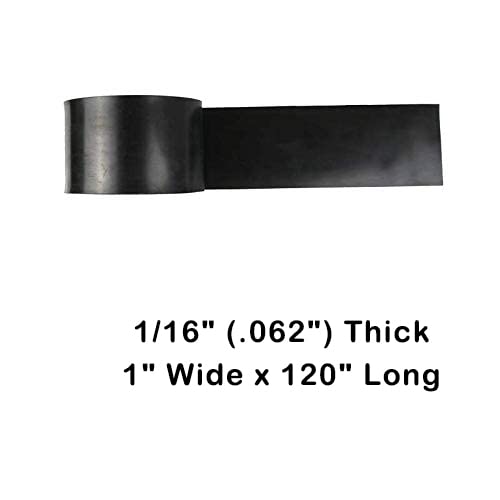 NABOWAN Solid Rubber Sheets,Strips,Rolls 1/16" (.062") Thick x 1" Wide x 120" Long, Thin Neoprene Rubber, Perfect for DIY Gasket Material, Sealing, Liner, Shield, Padding, Mat - Image 2