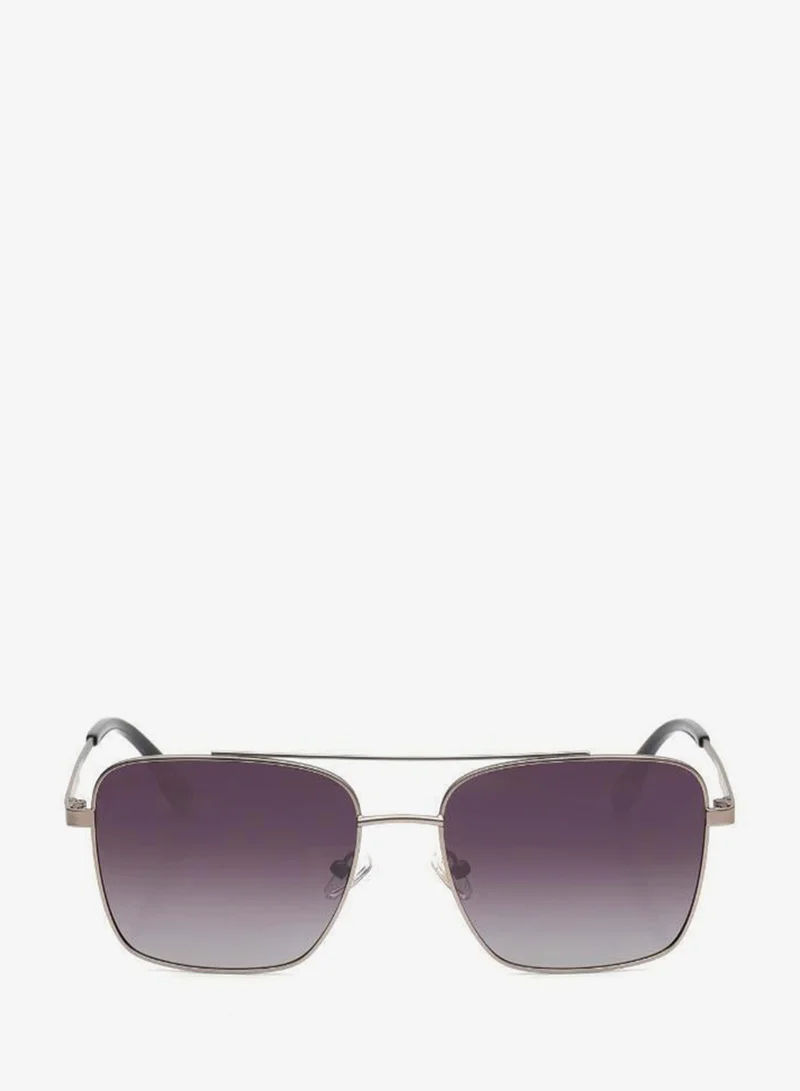 فاستراك Polarized Sunglasses Gunmetal Frame Smoke Mirror Lens 56mm  - M8037GY3PV