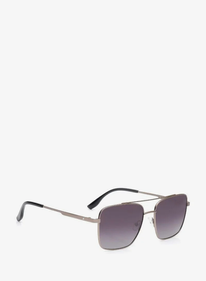 فاستراك Polarized Sunglasses Gunmetal Frame Smoke Mirror Lens 56mm  - M8037GY3PV
