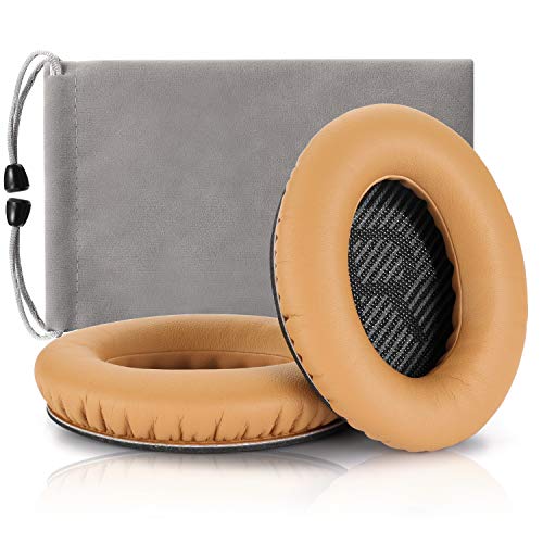 Cypher.V Headphones Replacement Ear Pads,for Bose Quietcomfort QC15 QC25 QC35 35 ii (Yellow) - Image 1