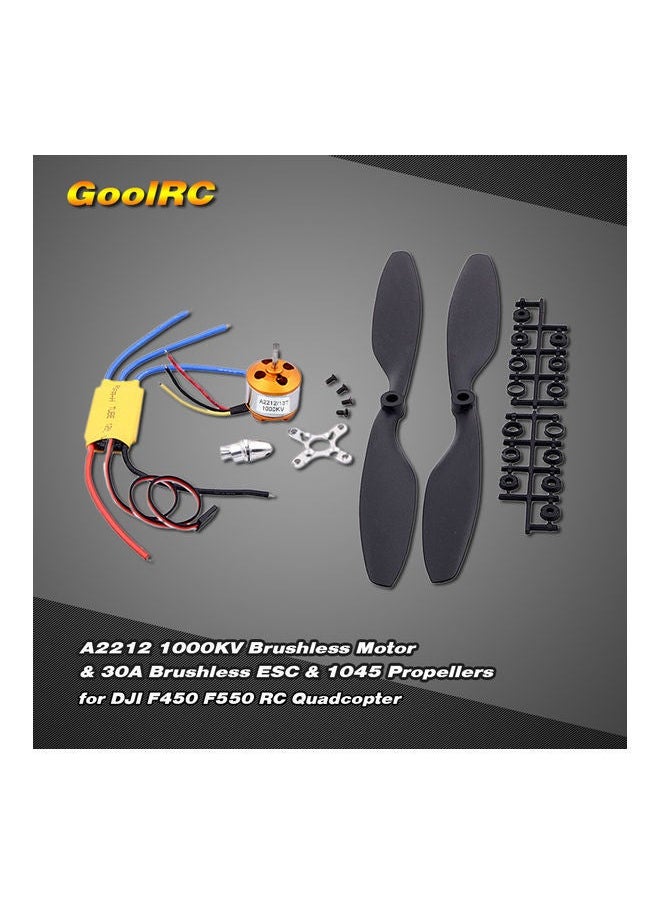 NIBEMINENT - Brushless Motor ESC and Pair 1045 Propeller for RC Quadcopter - Image 1
