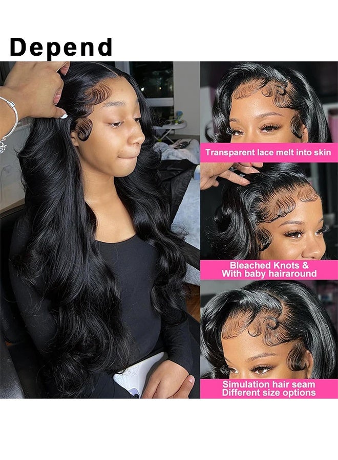 Depend Lace Front Wigs 13x4 Hair Body Wave Lace Front Wigs Density Glueless Wigs For Women Hd Lace Front Wigs 24 INCH - Image 5