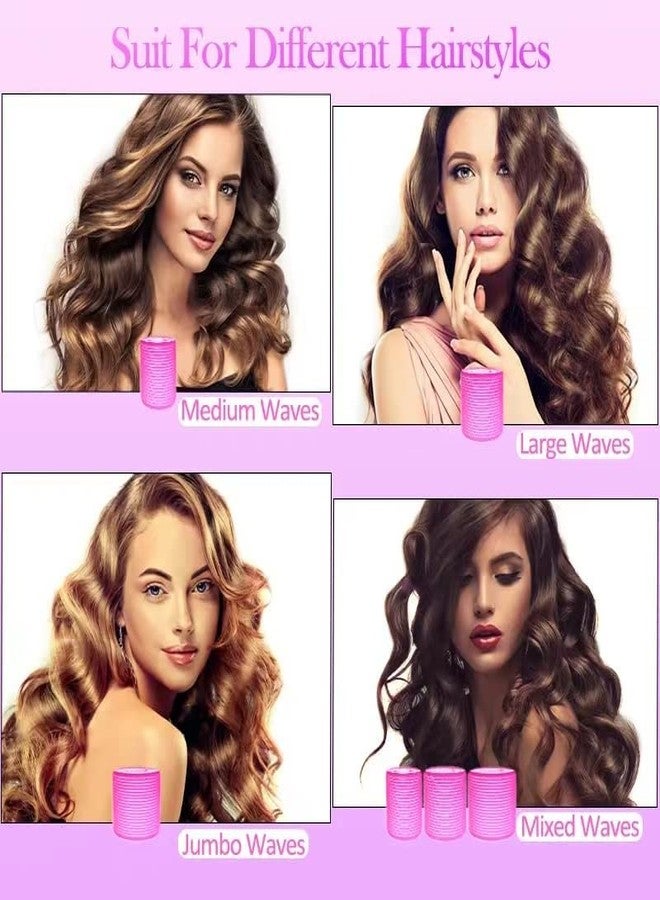 SWEETPEA�6PCS Hair Rollers For Hair Curling | Self Grip Holding Rollers | Rollers for Hair - Rollers for Long Medium Short Hair(SVR010) (5 X 6 CM) - Image 4