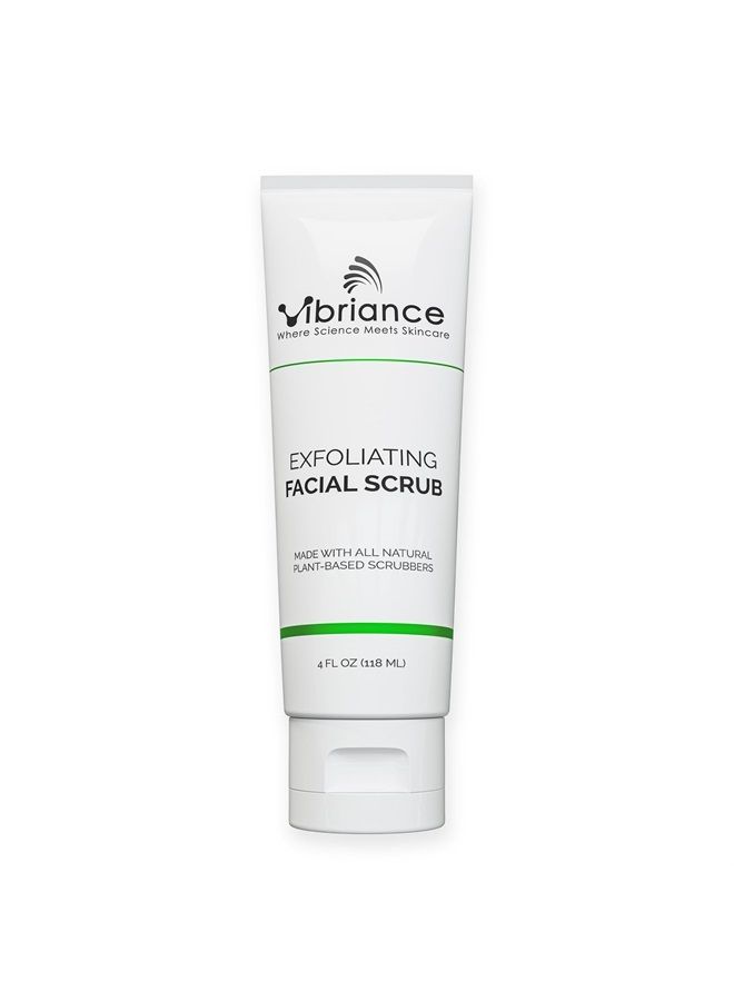 Vibriance Ultra-Gentle Exfoliating Facial Scrub and Cleanser, Unclogs Pores and Renews Skin | Sulfate-free, Paraben-free | 4 fl oz (118 ml) - Image 1