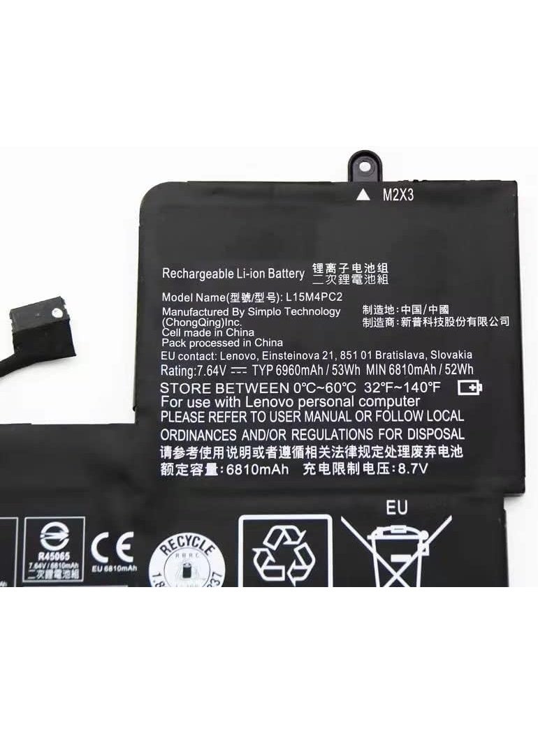 Terabyte 7.6V 53Wh 6974mAh L15L4PC2 L15M4PC2 Battery Compatible for Le.novo Ideapad Yoga 710-14IKB Series: 80V40000HH 80V40001HH 80V4002HGE - Image 3