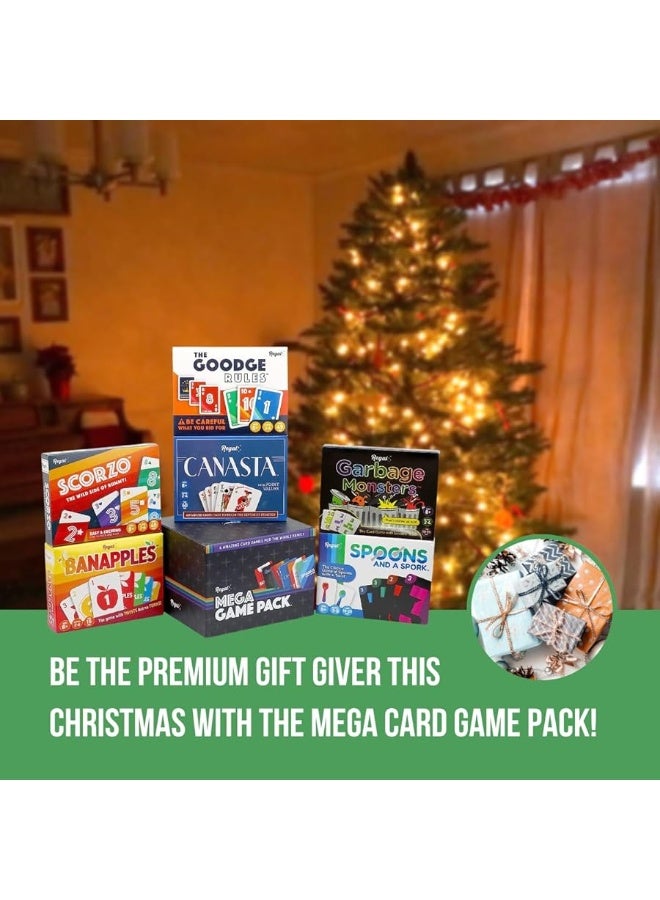Regal Games Fun Card Games Set for Adults Canasta Spoons and a Spork Garbage Monsters ScorZo The Goodge Rules and Banapples Decks Fun Travel Playing Cards for Family Game Night - Image 4