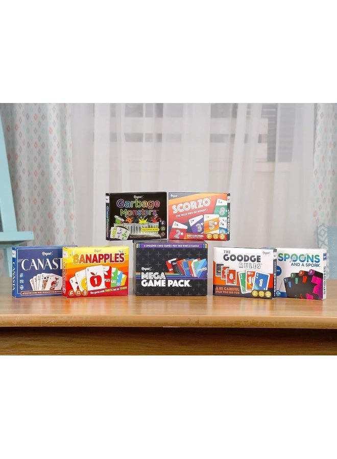Regal Games Fun Card Games Set for Adults Canasta Spoons and a Spork Garbage Monsters ScorZo The Goodge Rules and Banapples Decks Fun Travel Playing Cards for Family Game Night - Image 2