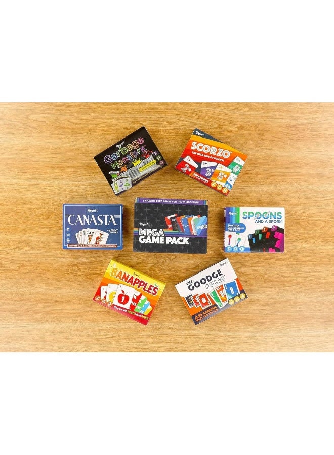 Regal Games Fun Card Games Set for Adults Canasta Spoons and a Spork Garbage Monsters ScorZo The Goodge Rules and Banapples Decks Fun Travel Playing Cards for Family Game Night - Image 5