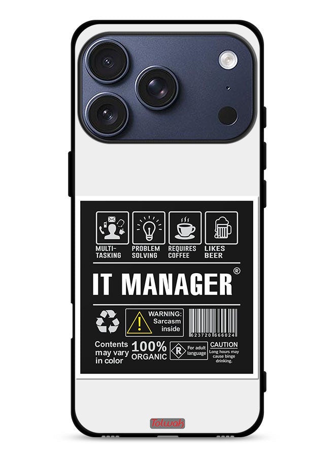 Tolwak Apple iPhone 17 Pro Protective Case Cover It Manager Sticker - Image 1