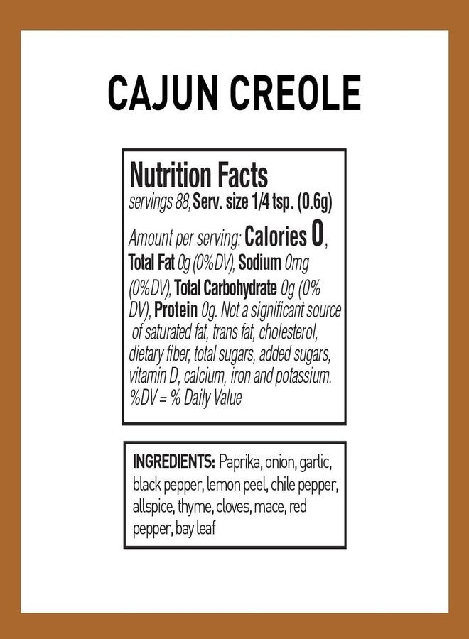 Spice Hunter Cajun Creole Seasoning Blend, 1.9-Ounce Jar (Pack of 6) - Image 2