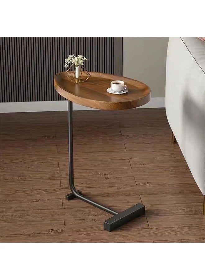 متجر ان زون طقم طاولات جانبية عصرية على شكل حرف C للأريكة والسرير من الخشب والمعدن 45x30x60سم مجموعة من 4 قطع - Image 3