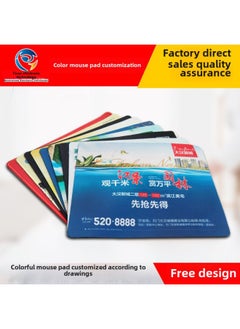 Color Advertising Mouse Pad Custom Large Table Pad Printed Logo Technology Cloth Waterproof Blank Mouse Pad Wholesale-Color:Ordinary Jiaji Cloth (customized Color)-Pattern:300*750*4