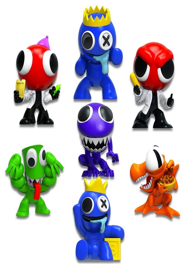 Roblox Rainbow Friends Mystery Blind Bags Toys Set - 3 Pack Rainbow Friends Surprise Bags Bundle with Horror Themed Rainbow Friends Mini Figures Plus Stickers | Rainbow Friends Party Favors, Supplies - Image 2