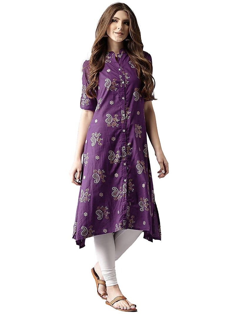 LACOSSI Women Dress| Dresses || Suitable for Summer |Every Occation .One Piece Dress for Women Long Dresses New Occation 2025 (in, Alpha, S, Regular, Standard, Angel Purple) - Image 5