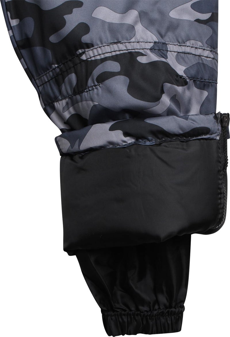 Cherokee Kids Snow Bib - Waterproof Insulated Winter Bib Overalls for Girls and Boys with Adjustable Waistband (Sizes: 2T-18), Size 5-6, Black Camo - Image 5