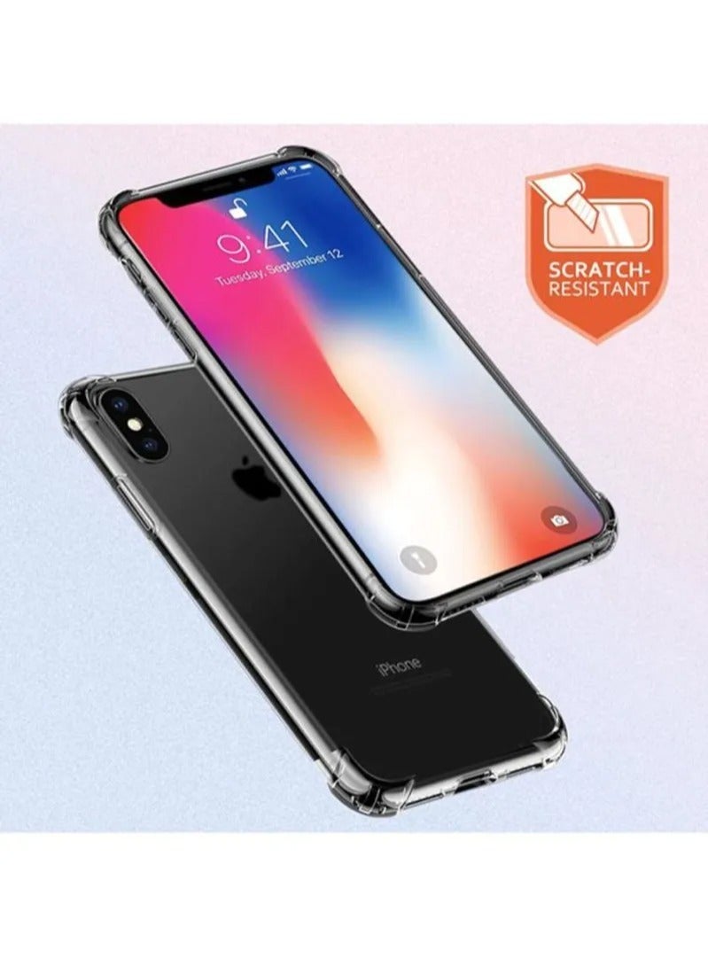تي دبليو إي جي جي أو أن غطاء الحماية المضاد للطرق لهاتف أبل أيفون XXs شفاف - Image 3