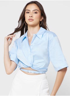 Front Knot Crop Top
