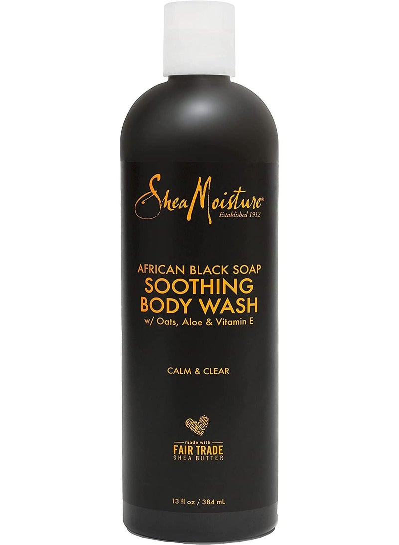 شي غسول مهدئ للجسم بالصابون الافريقي الاسود 384 مل - Image 1