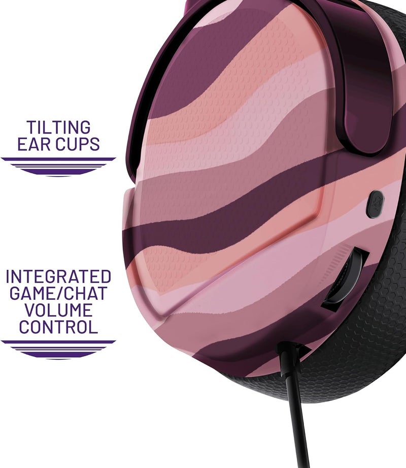 4gamers Panther Wave Gaming Headset - Compatible with PS4, PS5, Xbox, Switch & PC - Blossom Pink - Image 5