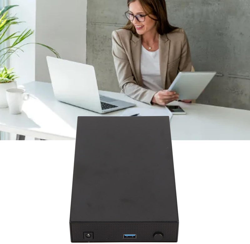 klarako Effortlessly Store 35 Inch External Hard Drive Perfect for Laptops Desktops Noteworthy Organizer for Your External Hard Drives (US Plug) - Image 5