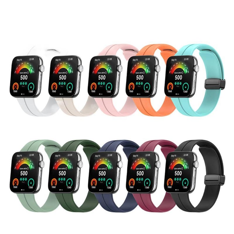 Silicone Smartwatch Band for daily smartwatch wear and replacement strap Red Family Use Everyday Use Home Use Travel Use Outdoor Use Portable Use - Image 2
