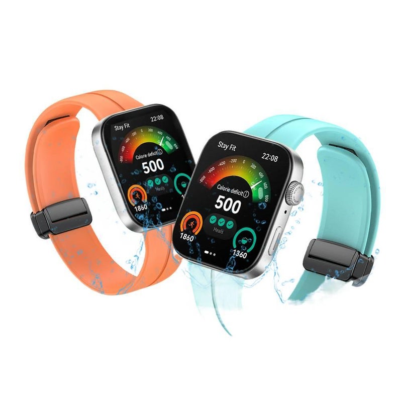 Silicone Smartwatch Band for daily smartwatch wear and replacement strap Red Family Use Everyday Use Home Use Travel Use Outdoor Use Portable Use - Image 3