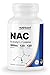 Nutricost NAcetyl LCysteine NAC 600mg 120 Vegetarian Capsules NonGMO Gluten Free Vegetarian Caps - Image 1