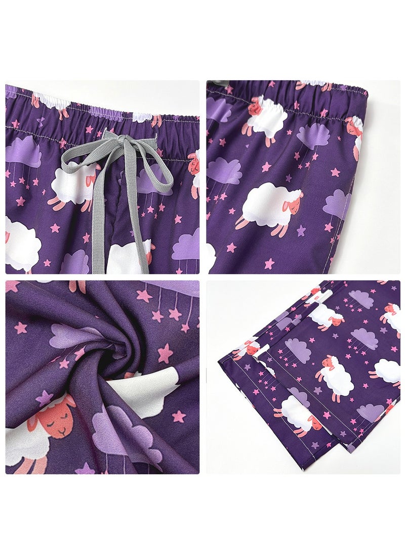 KUYING New V-neck Printed Slim Fit Short Sleeved Pants For Hospital And Clinic Work Clothes  - Image 3