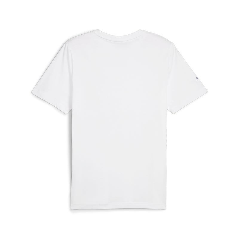 PUMA BMW M Motorsport Logo Mens White T-shirt - Image 5