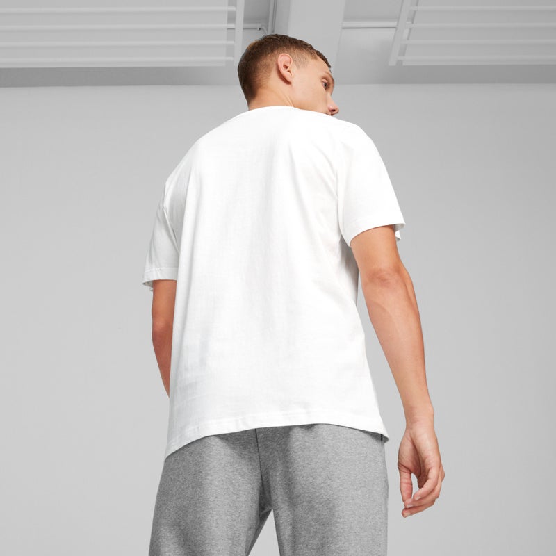 PUMA BMW M Motorsport Logo Mens White T-shirt - Image 2