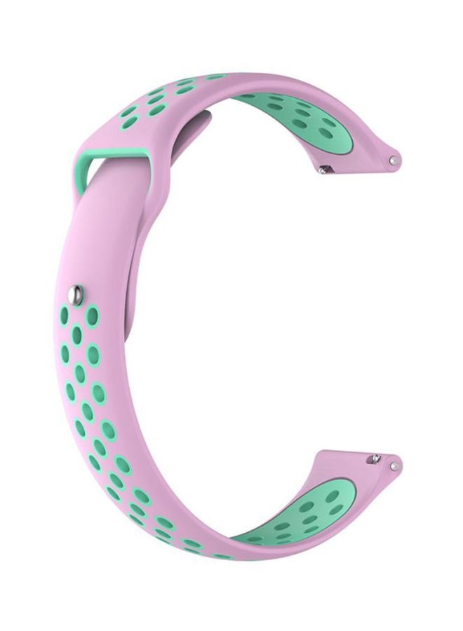 Voberry 22mm Replacement Band Strap For Samsung Galaxy Classic 46mm Pink/Green - Image 1